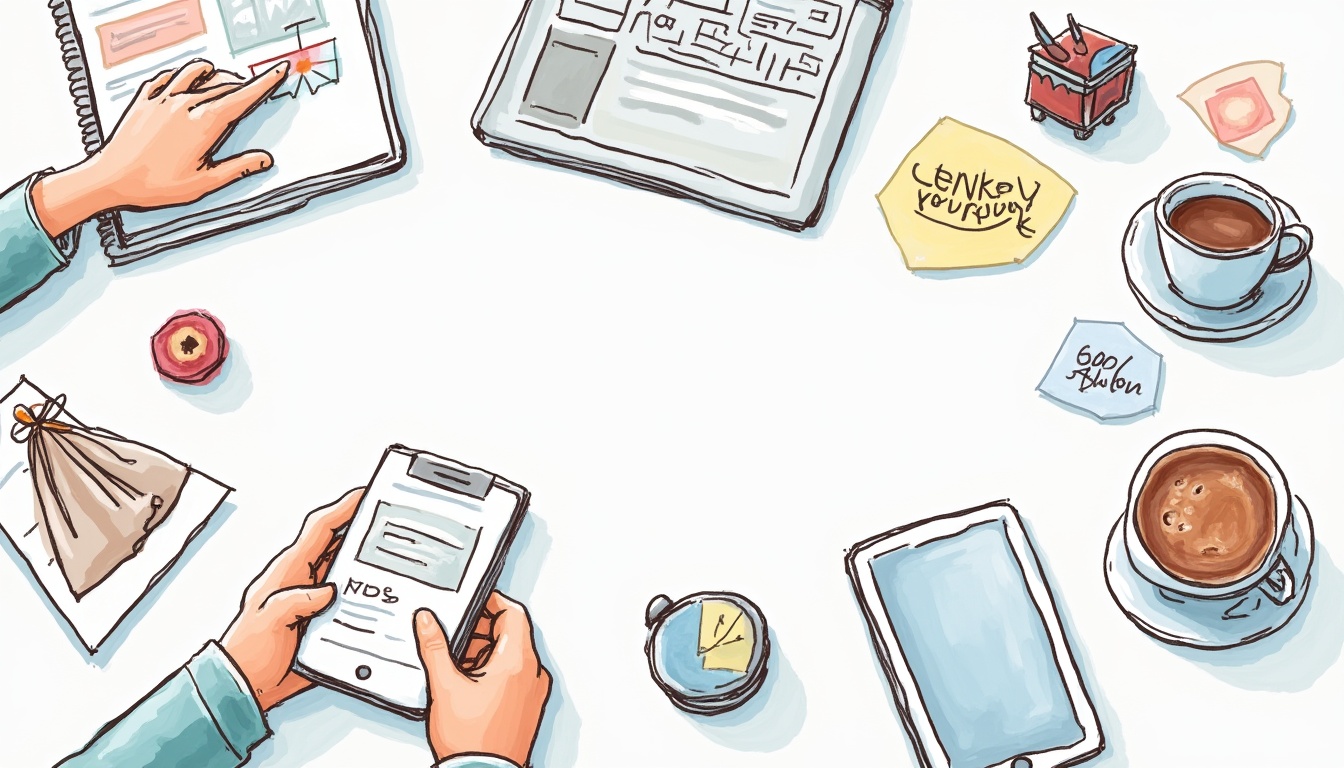Ilustrație pentru ghidul de realizare site ecommerce